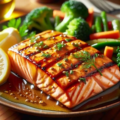 Rebepal Madu Salmon Panggang Madu